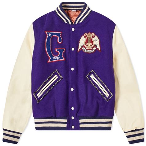 cheap gucci varsity jacket|Gucci varsity jacket men.